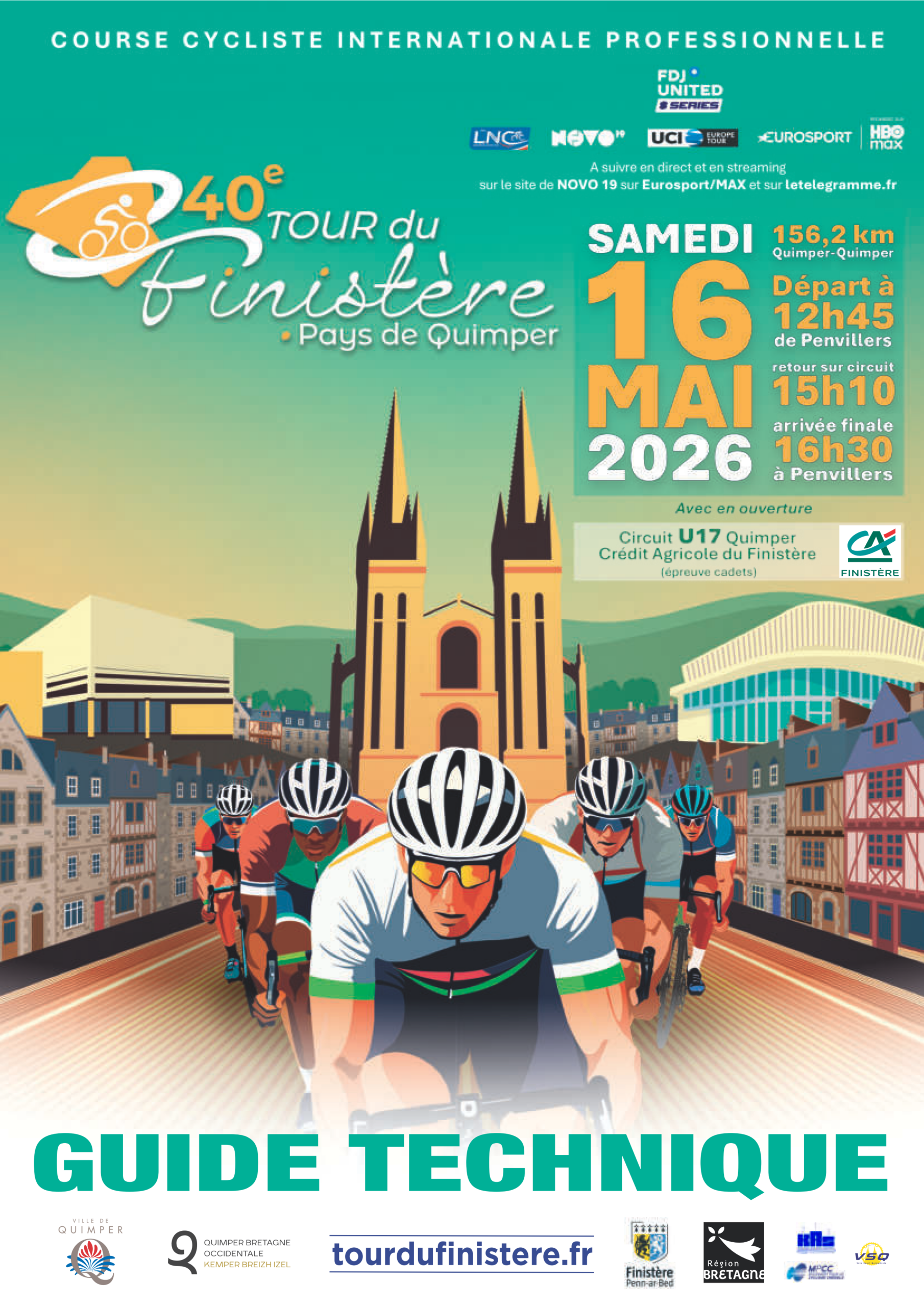 Tour du Finistère 2026, 40e édition