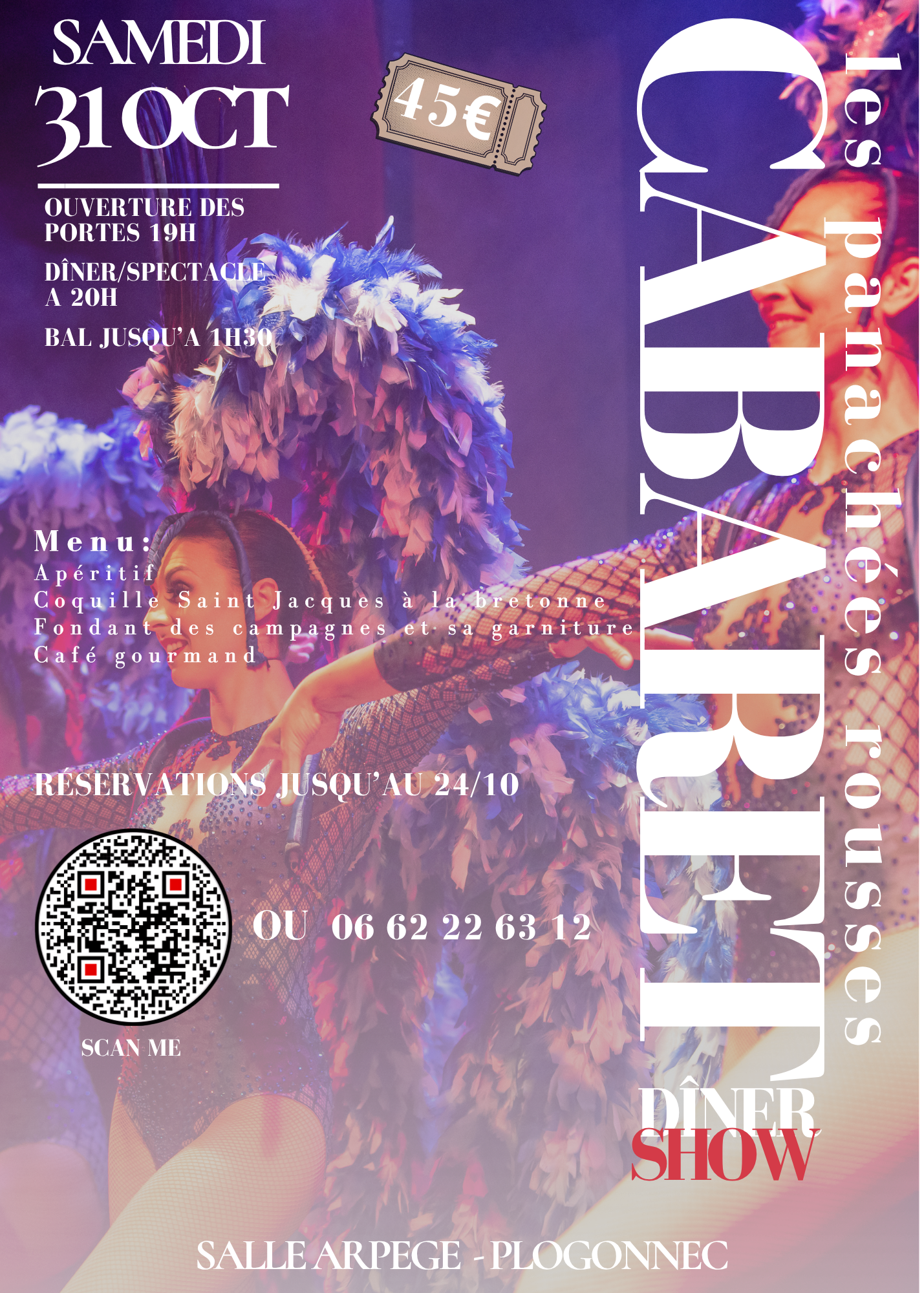 Ecureuils sportifs : soirée cabaret "les panachées rousses"